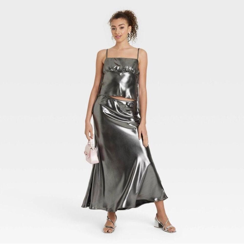 Wild-fable Women's Silver Top